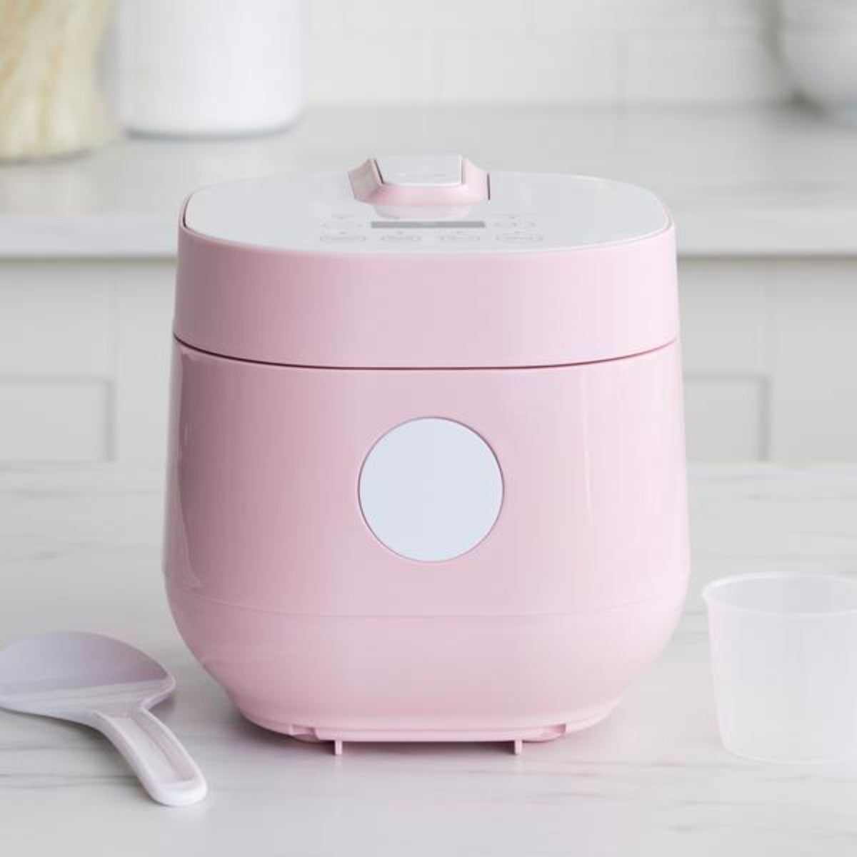 GreenLife 4-Cup Rice & Grains Cooker | Pink - Image 2