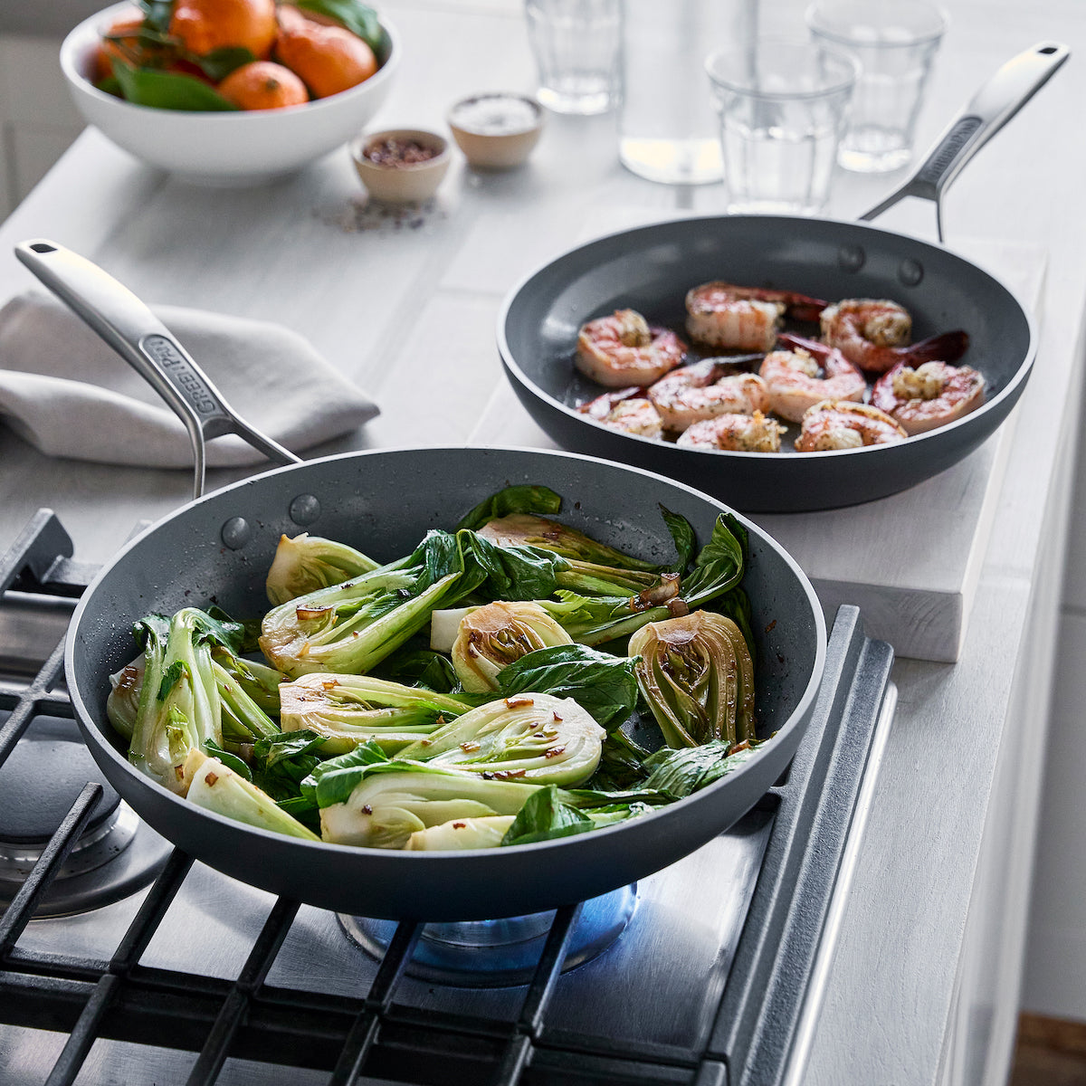 Paris Pro Ceramic Nonstick 10 and 12 Frypan Set - Image 3