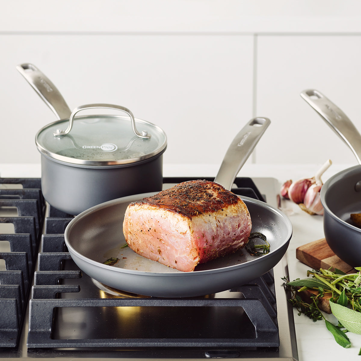 Chatham Ceramic Nonstick 10-Piece Cookware Set - Image 8