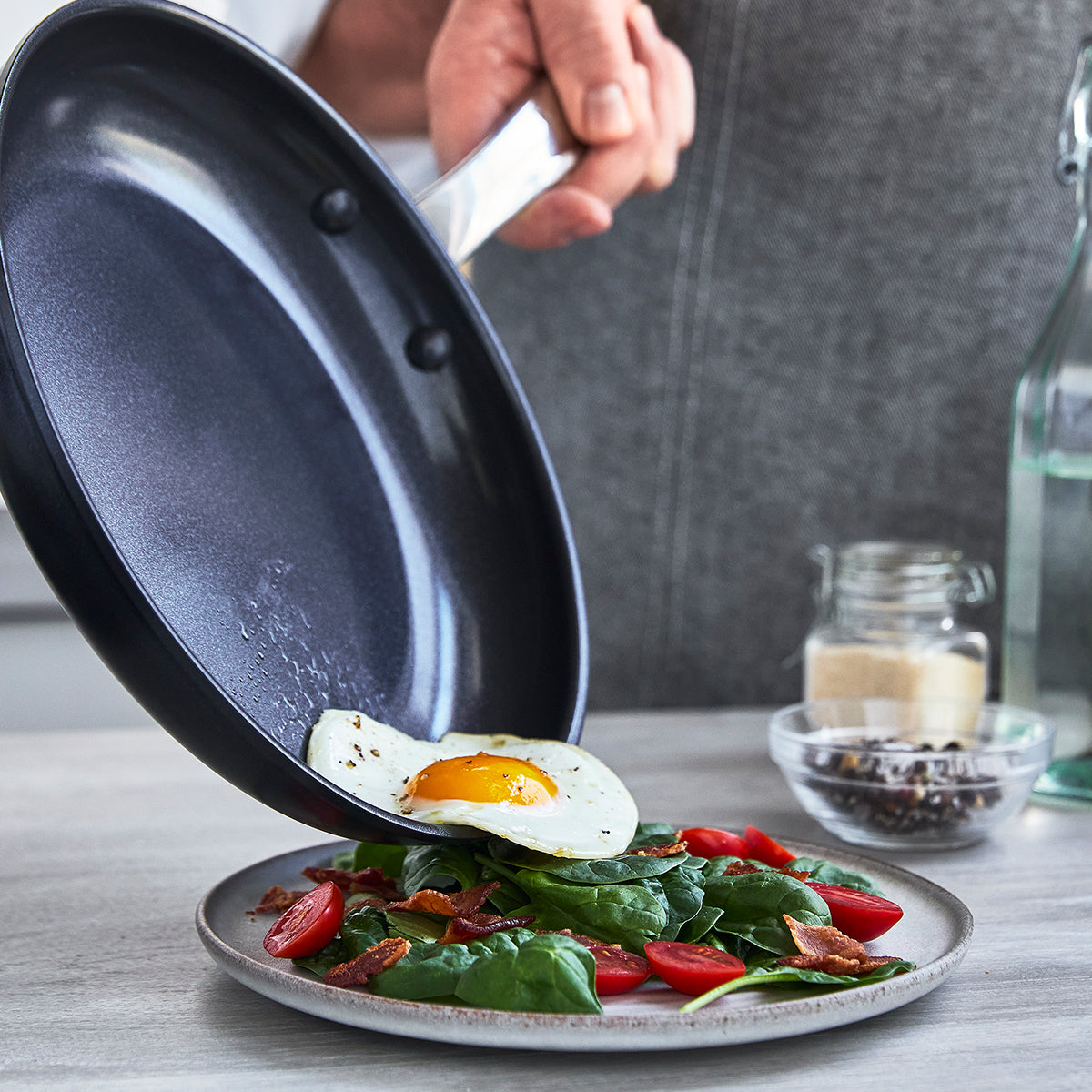 Chatham Black Ceramic Nonstick 5-Piece Cookware Set - Image 5