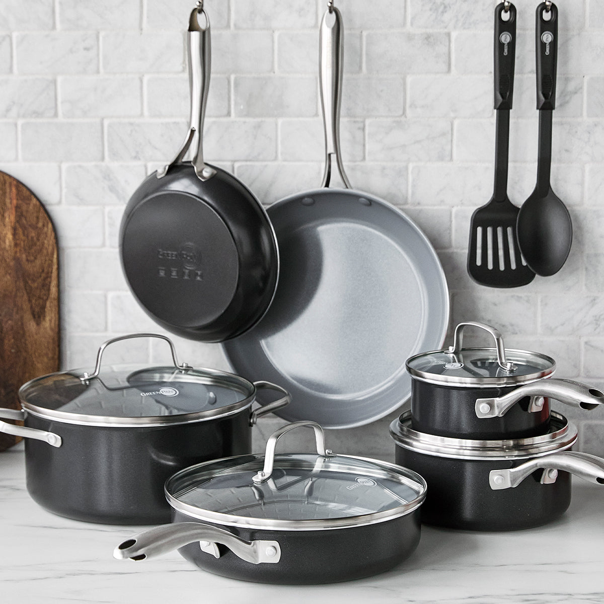 Swift Ceramic Nonstick 12-Piece Cookware Set - Image 2