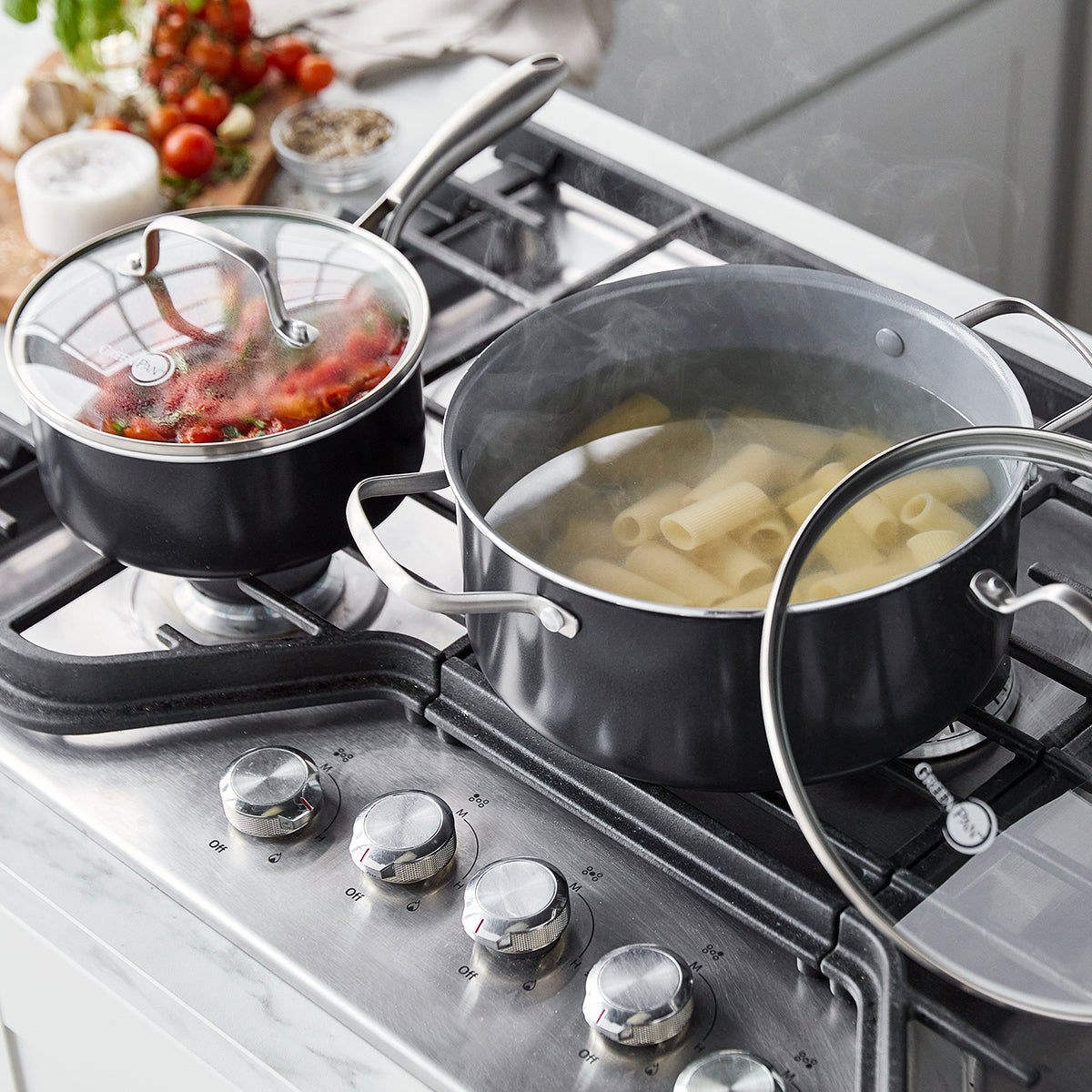Swift Ceramic Nonstick 12-Piece Cookware Set - Image 7