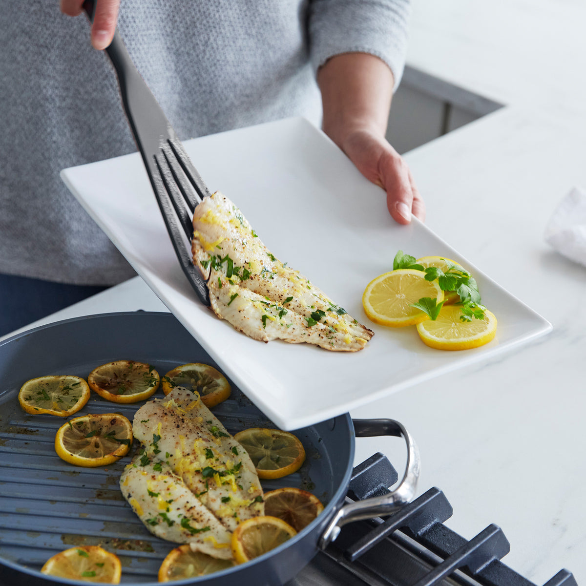 Platinum Silicone Fish Turner | Gray - Image 5