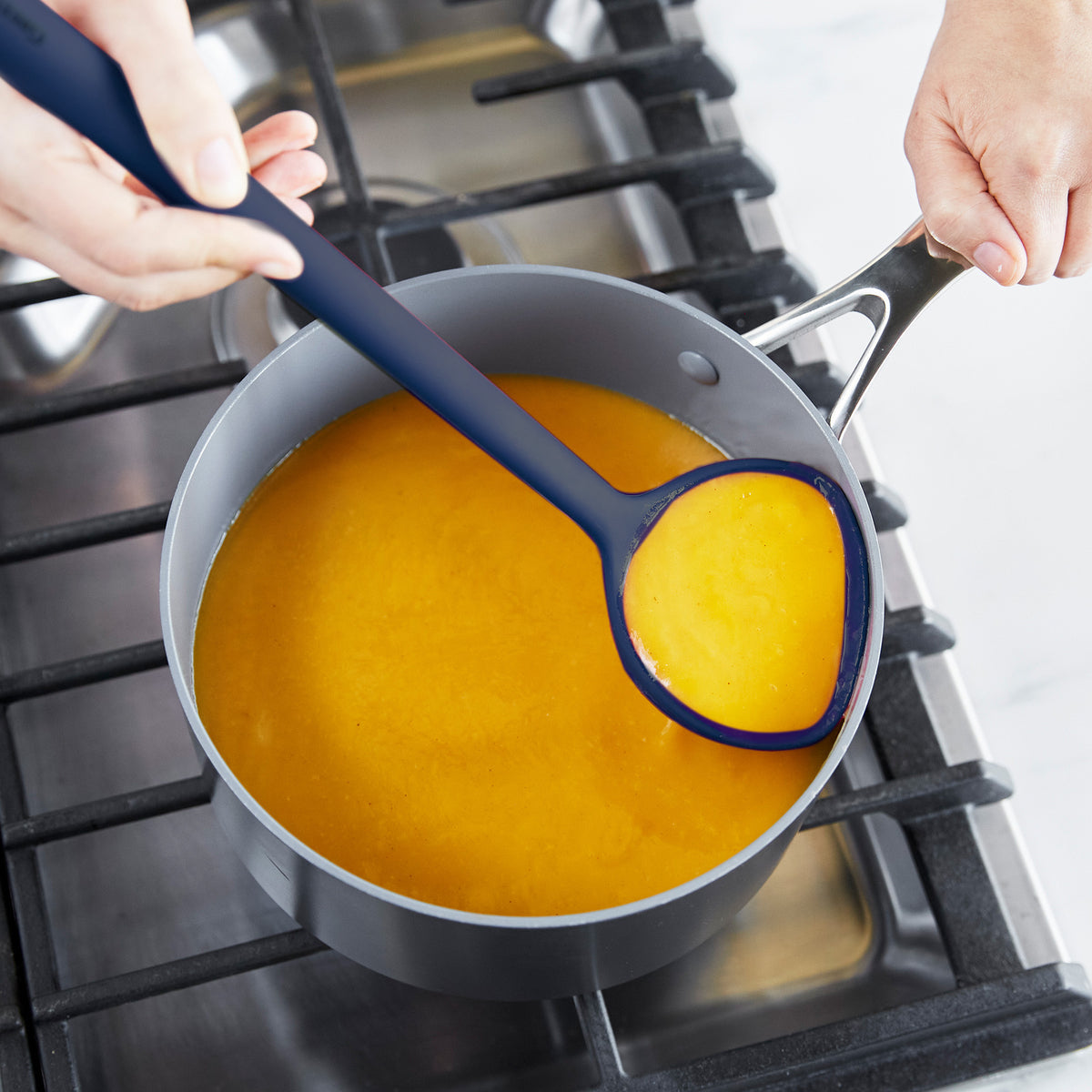Platinum Silicone Ladle | Navy - Image 5