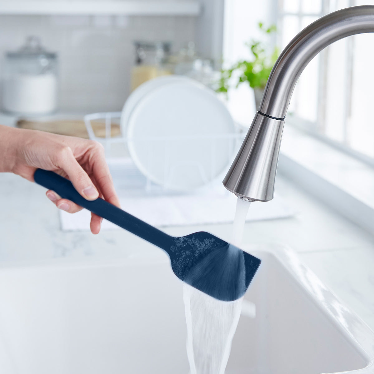 Platinum Silicone Tools 7-Piece Utensil Set | Navy - Image 6