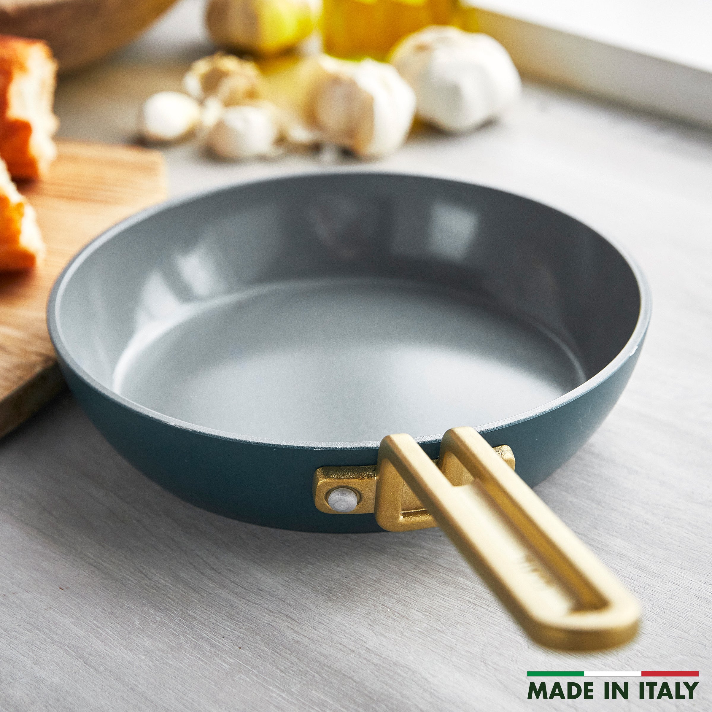 Stanley Tucci™ Ceramic Nonstick 8 Frypan | Venetian Teal - Image 3