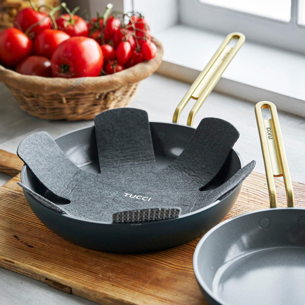Stanley Tucci™ Ceramic Nonstick 8 and 10 Frypan Set | Venetian Teal - Image 8