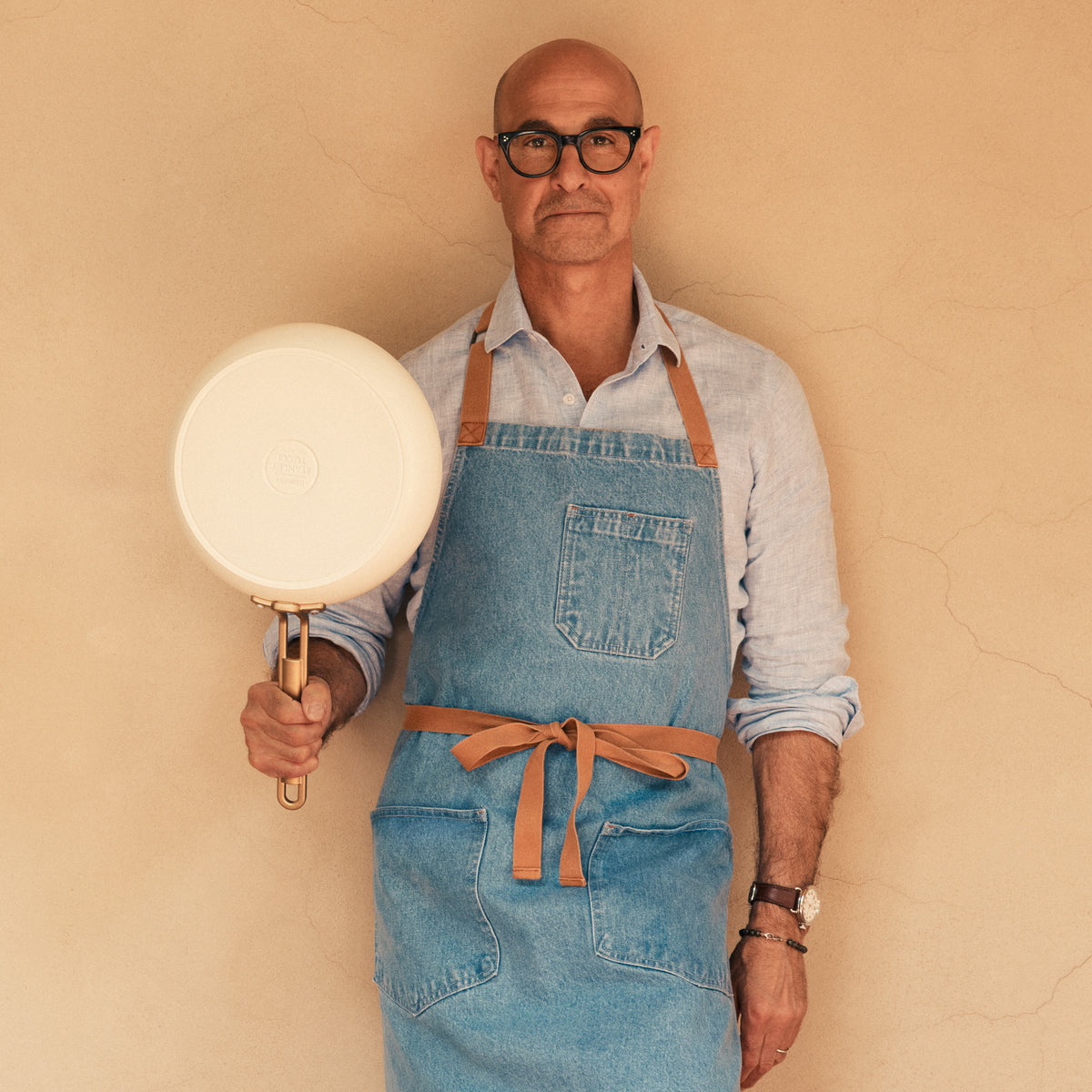 Stanley Tucci™ Ceramic Nonstick 8 Frypan | Carrara White - Image 11