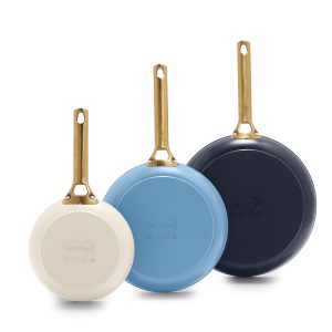 Reserve Ceramic Nonstick 8. 10 and 12 Frypan Set | Multicolor