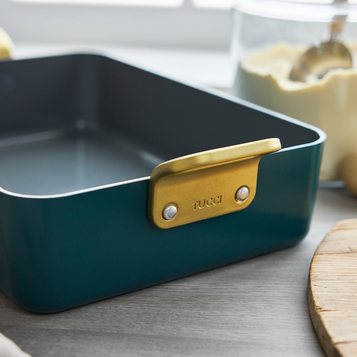 Stanley Tucci™ Ceramic Nonstick Lasagna Pan | Venetian Teal - Image 8