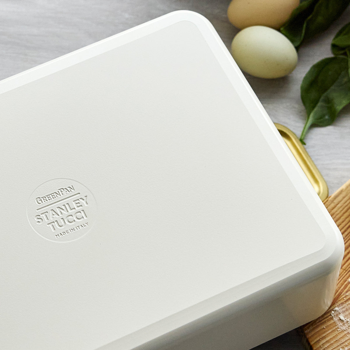 Stanley Tucci™ Ceramic Nonstick Lasagna Pan | Carrara White - Image 8