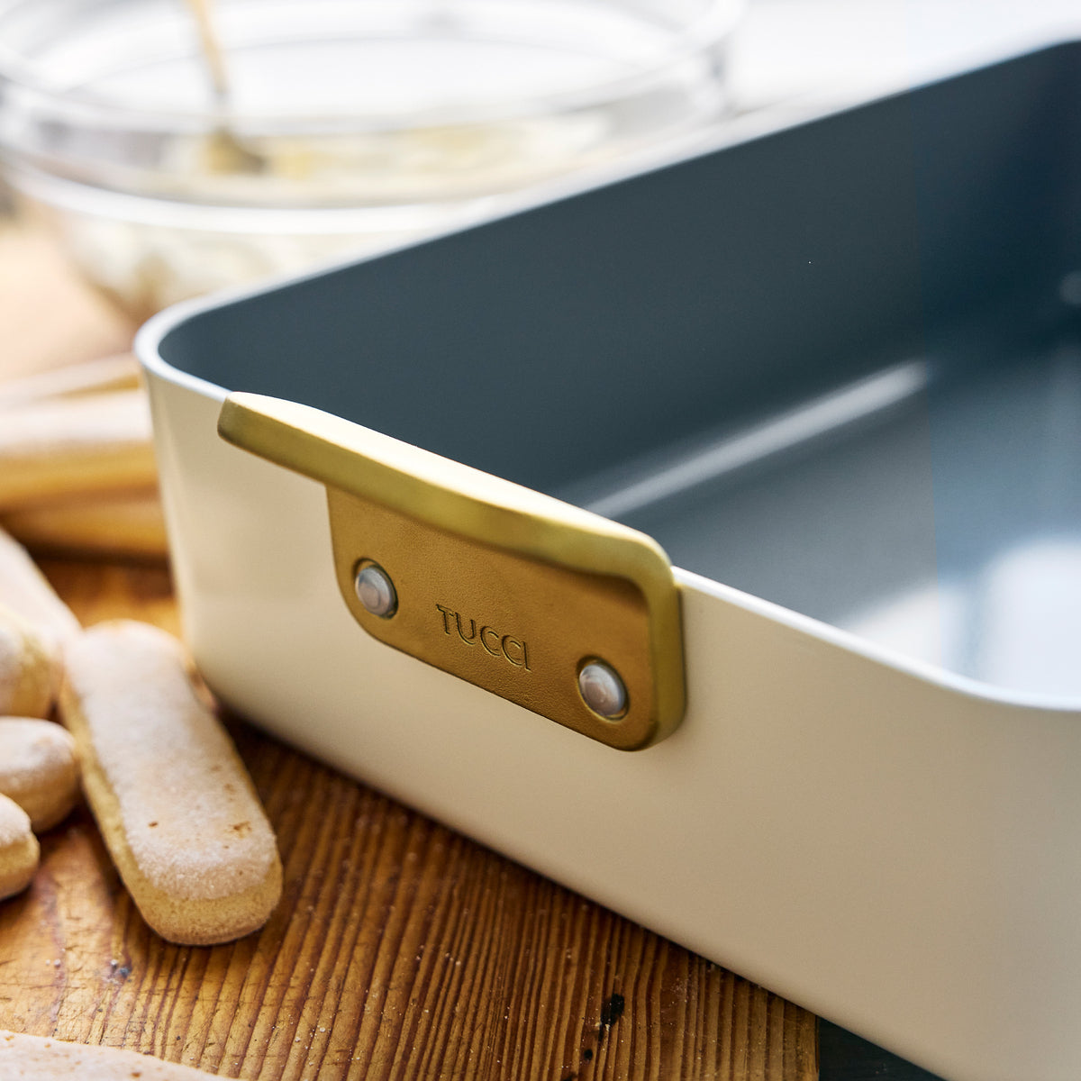 Stanley Tucci™ Ceramic Nonstick Lasagna Pan | Carrara White - Image 11