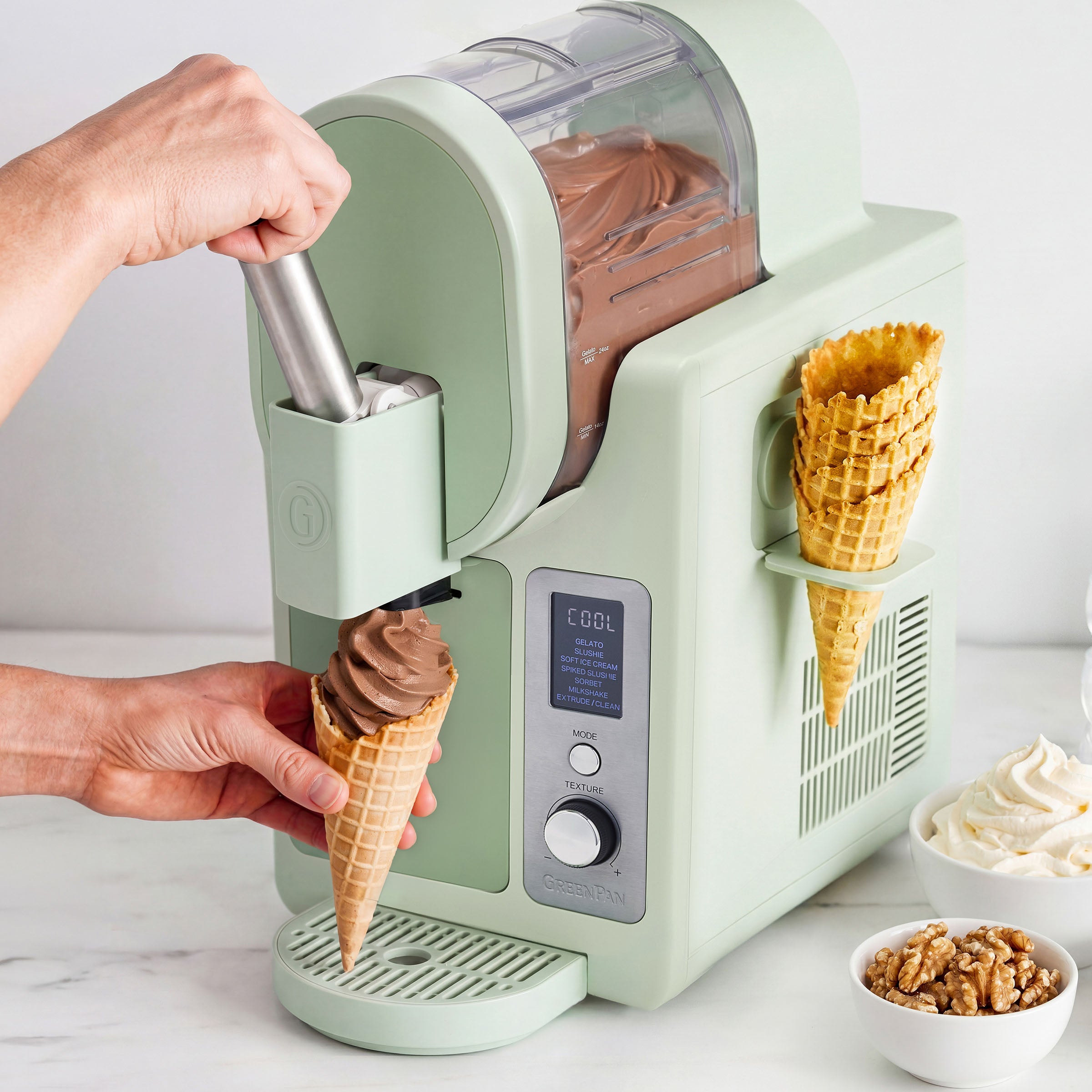 Frost Pro 16-in-1 Ice Cream. Gelato & Frozen Drink Maker | Pistachio - Image 3