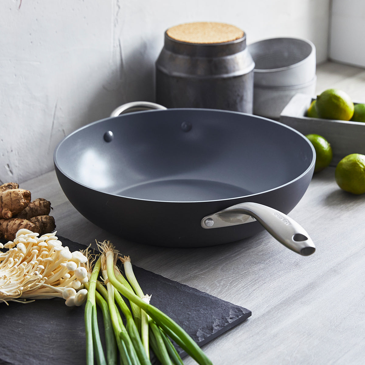 Lima Ceramic Nonstick 12.5 Wok - Image 3