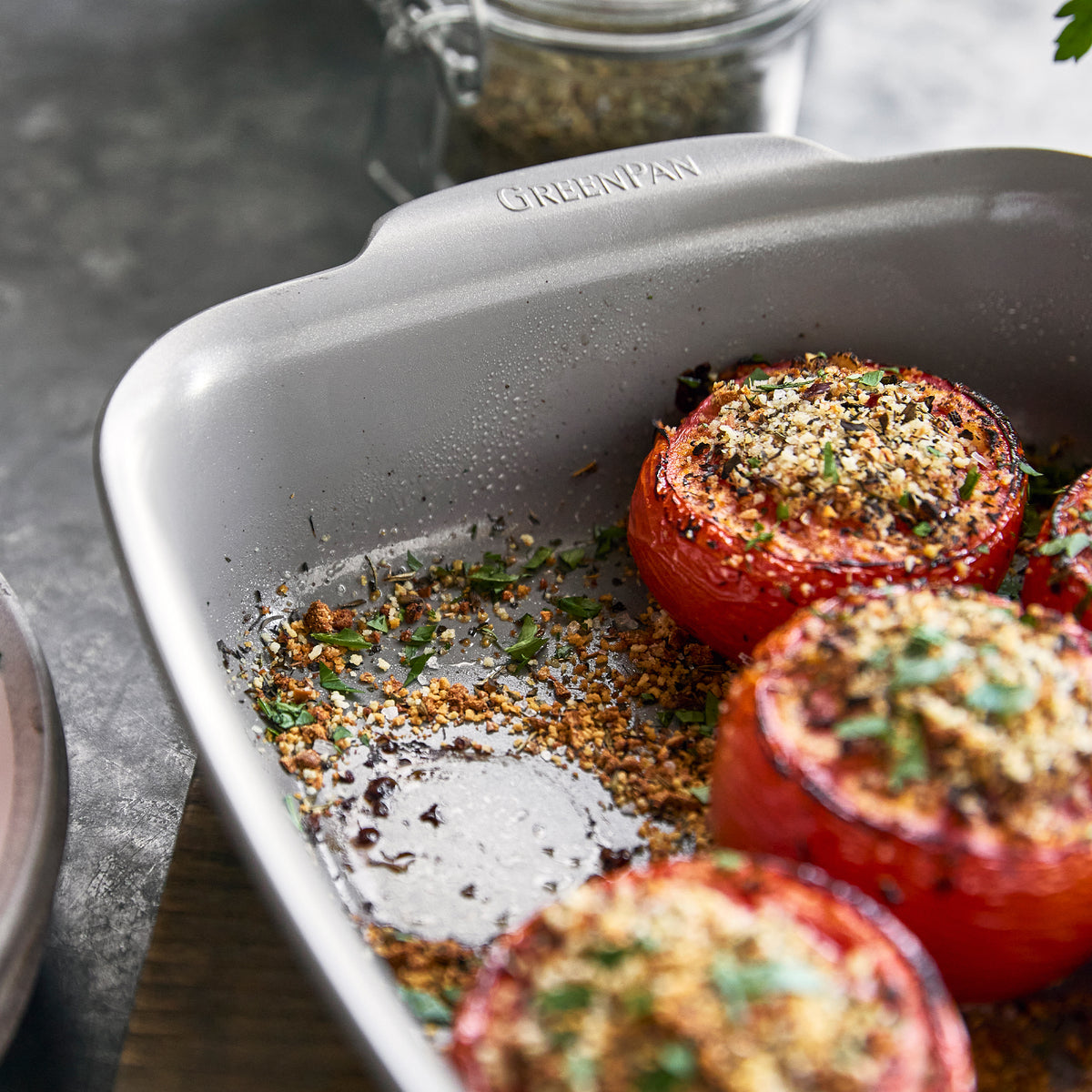 Premiere Ovenware Ceramic Nonstick 2-Piece Cake Pan Set | Gray - Image 6
