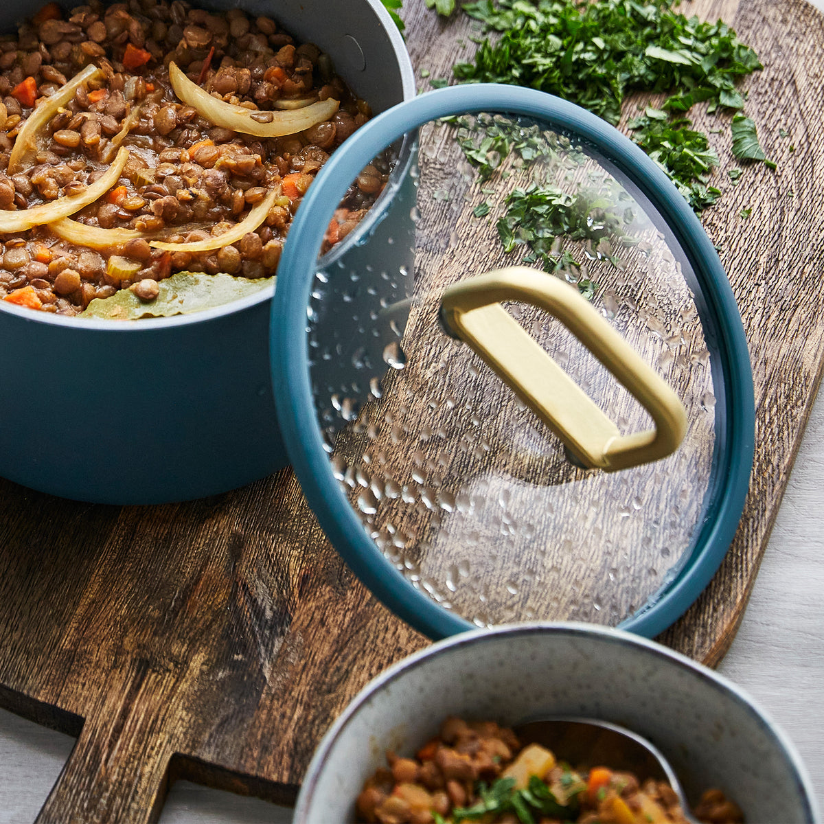 Stanley Tucci™ Ceramic Nonstick 3-Piece Mini Set | Venetian Teal - Image 9