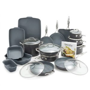 Valencia Pro and Premiere Ovenware 24-Piece Set | Gray