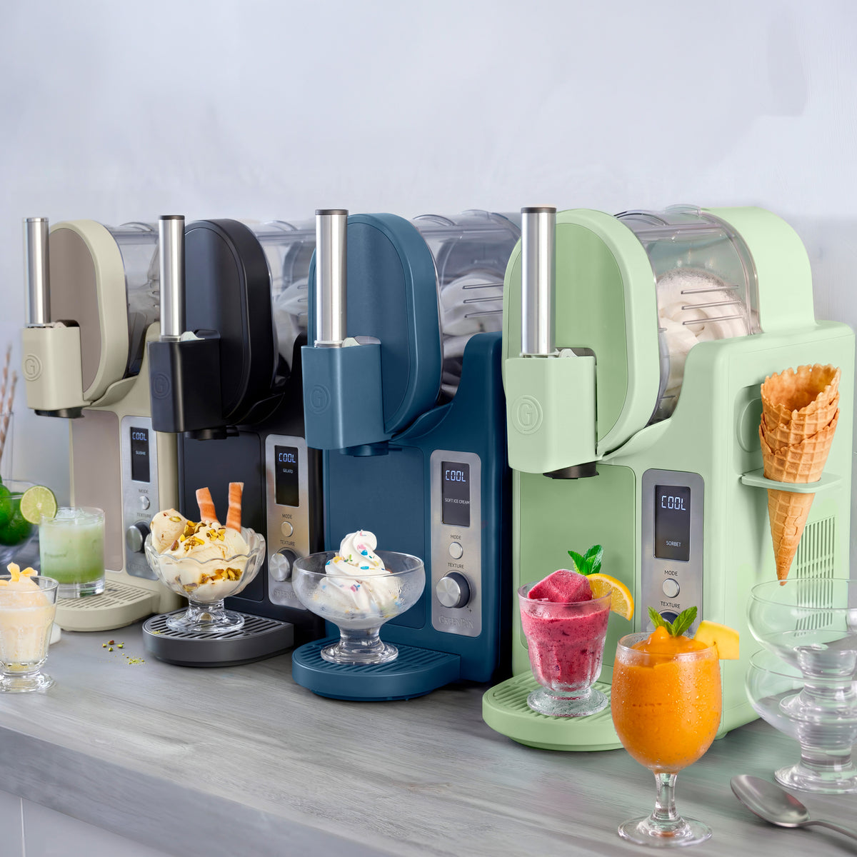 Frost Pro 16-in-1 Ice Cream. Gelato & Frozen Drink Maker | Berry - Image 13