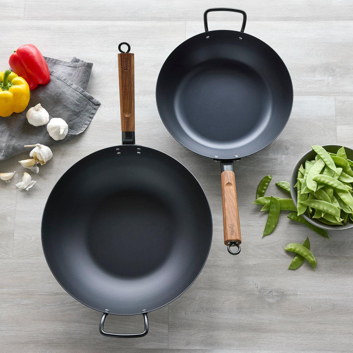Kyoto Carbon Steel 12 Wok - Image 11