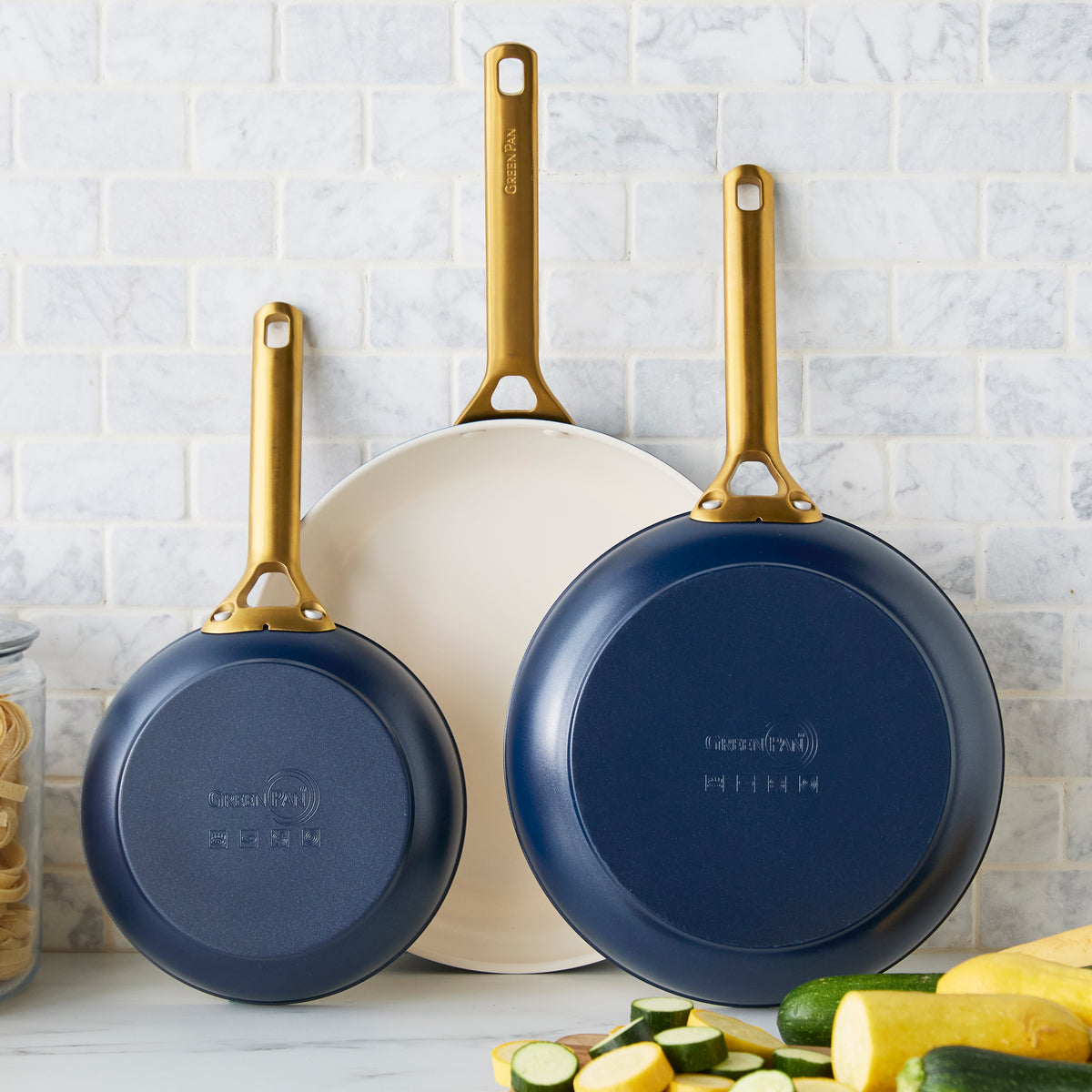 Reserve Pro Ceramic Nonstick 8. 10 and 12 Frypan Set | Twilight - Image 2