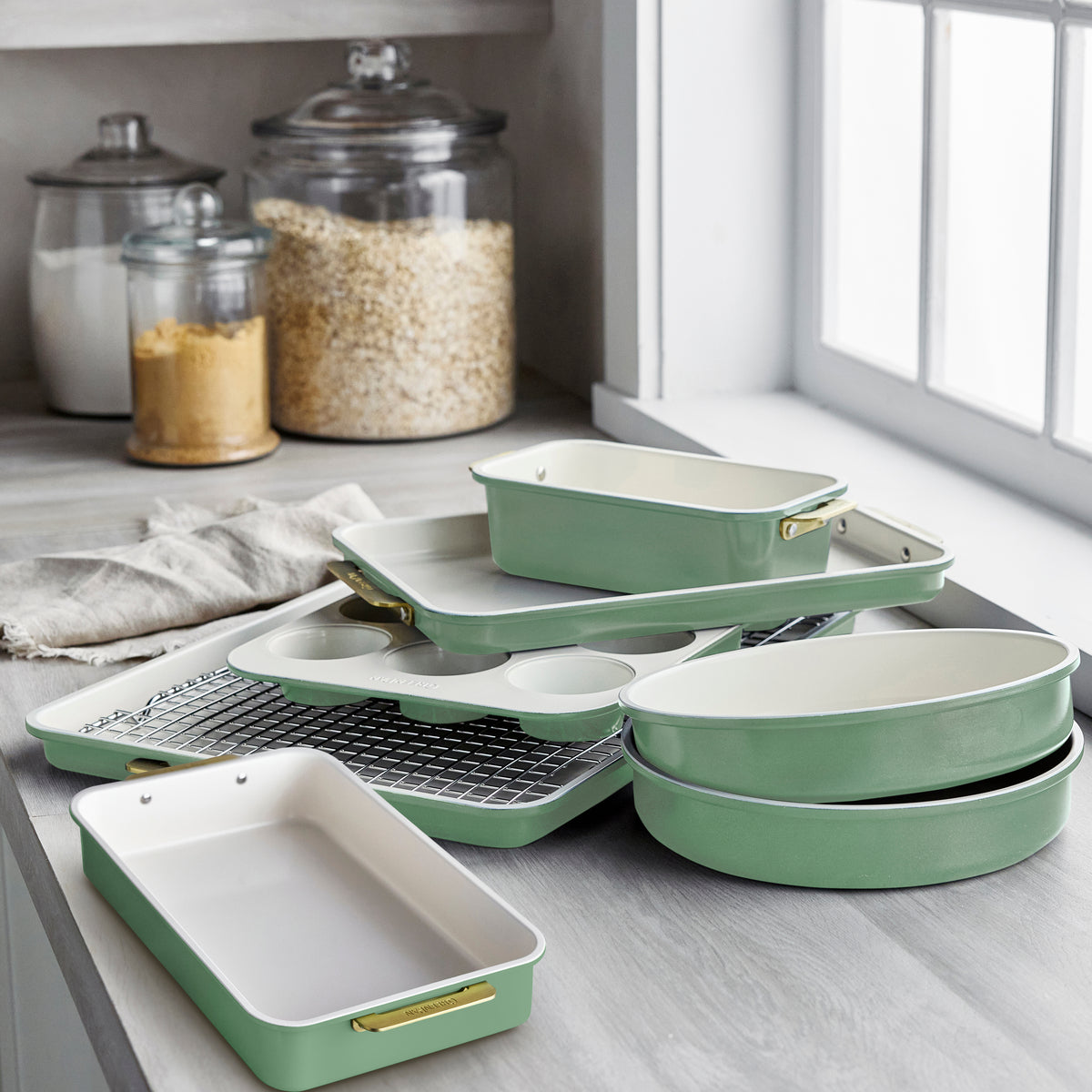Reserve Bakeware 8-Piece Set | Sage - Image 2