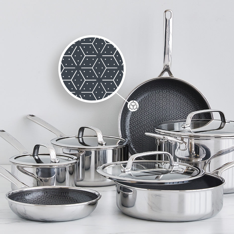 Spectra Thermobond Hybrid Ceramic Nonstick 12-Piece Cookware Set - Image 5