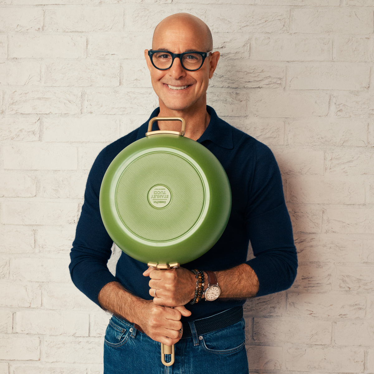 Stanley Tucci™ Ceramic Nonstick 6.5-Quart Essential Stanley Pan | Tuscan Olive - Image 2