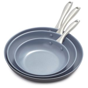 Lima Ceramic Nonstick 8. 10 and 12 Frypan Set