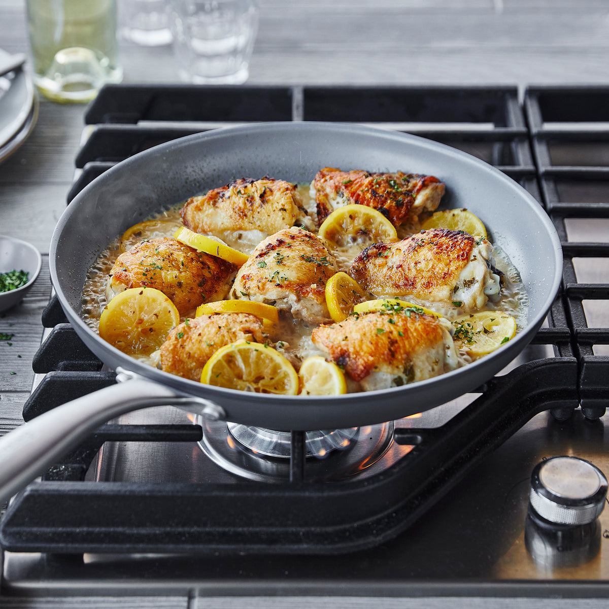 Lima Ceramic Nonstick 12 Frypan with Lid - Image 4