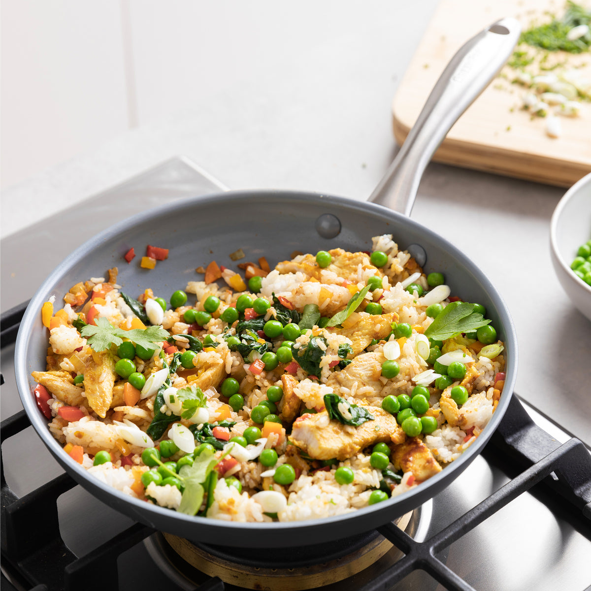 Lima Ceramic Nonstick 12 Frypan with Lid - Image 6