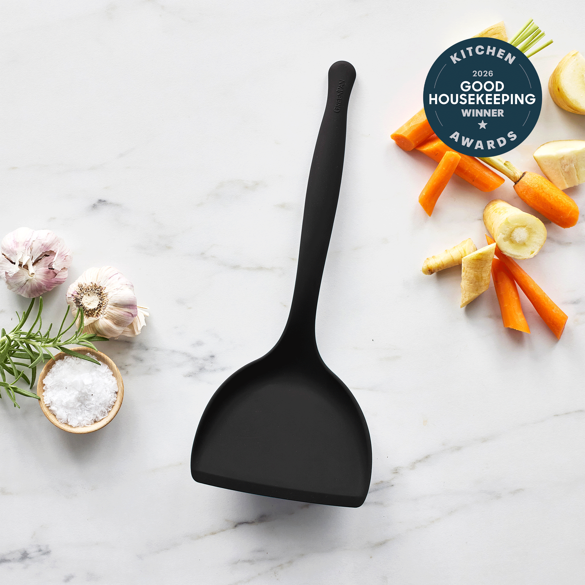 Premiere Silicone Roasting Scoop | Black - Image 2