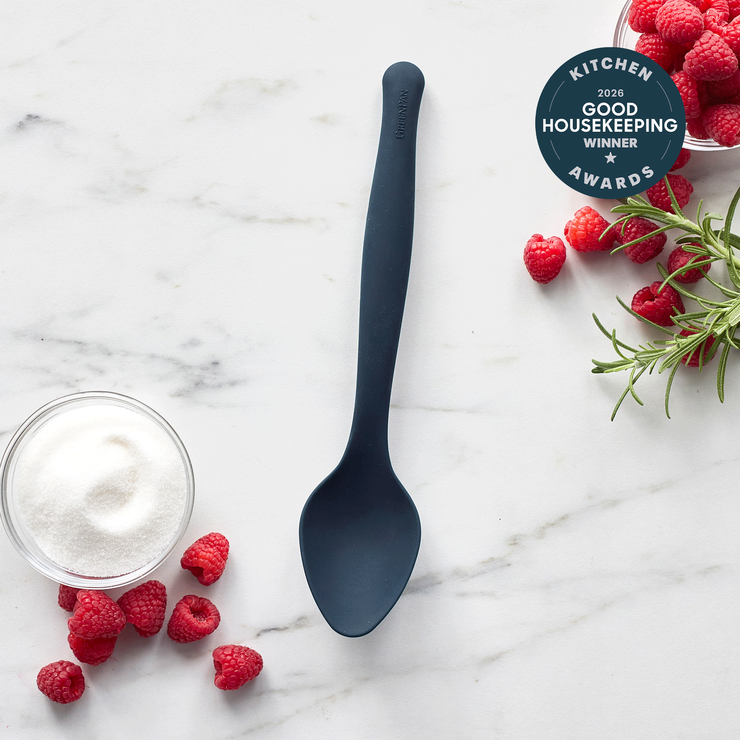 Premiere Silicone Tasting Spoon | Oxford Blue - Image 2