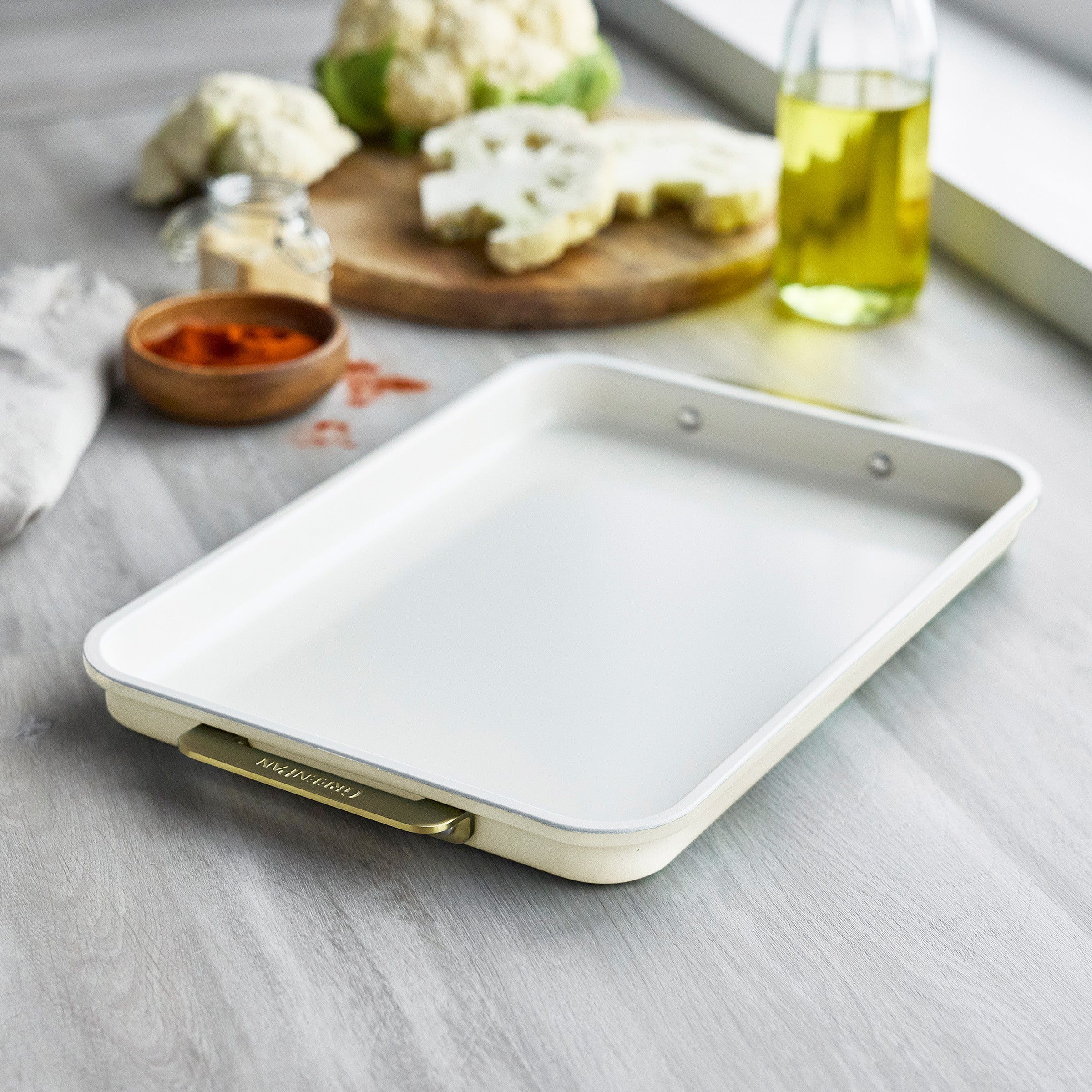 Reserve Bakeware 13 x 9 Quarter Sheet Pan | Cream - Image 2