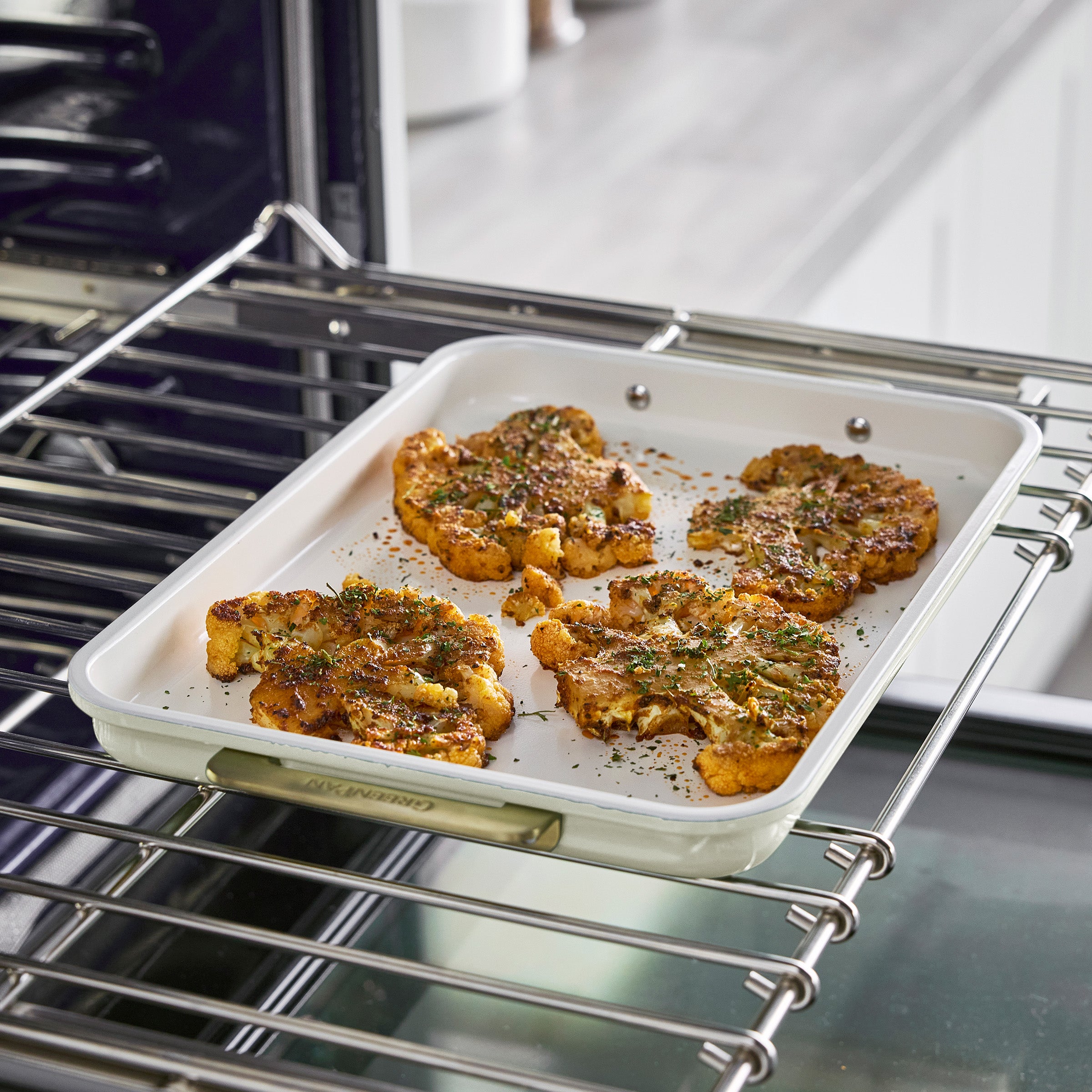 Reserve Bakeware 2-Piece Sheet Pan Set | Cream - Image 5