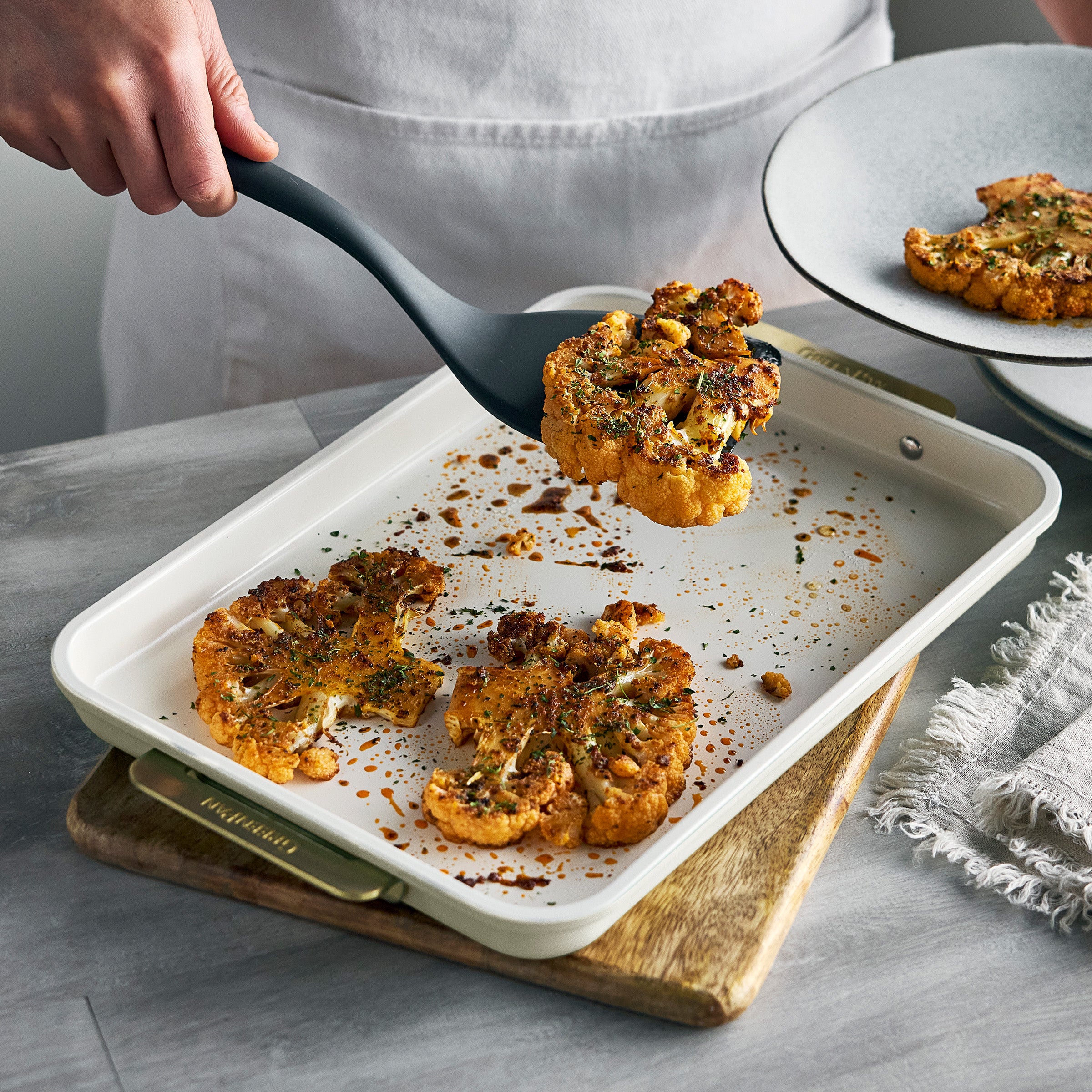 Reserve Bakeware 2-Piece Sheet Pan Set | Cream - Image 6