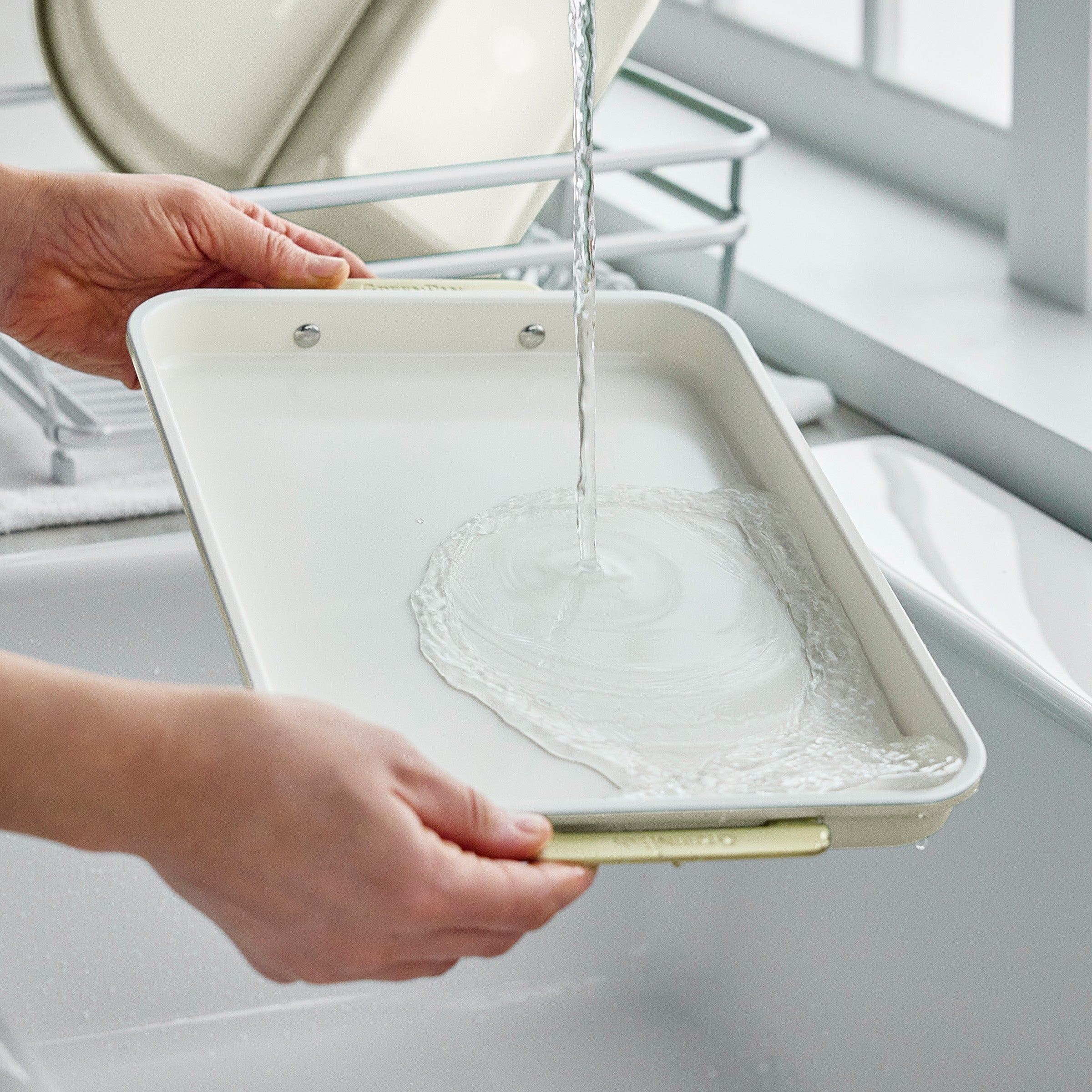 Reserve Bakeware 13 x 9 Quarter Sheet Pan | Cream - Image 7