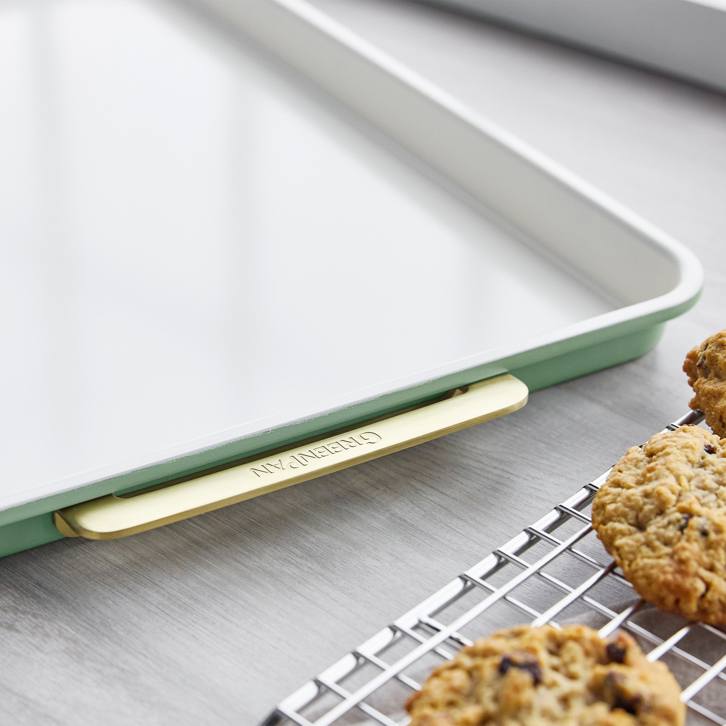 Reserve Bakeware 13 x 18 Half Sheet Pan | Sage - Image 4