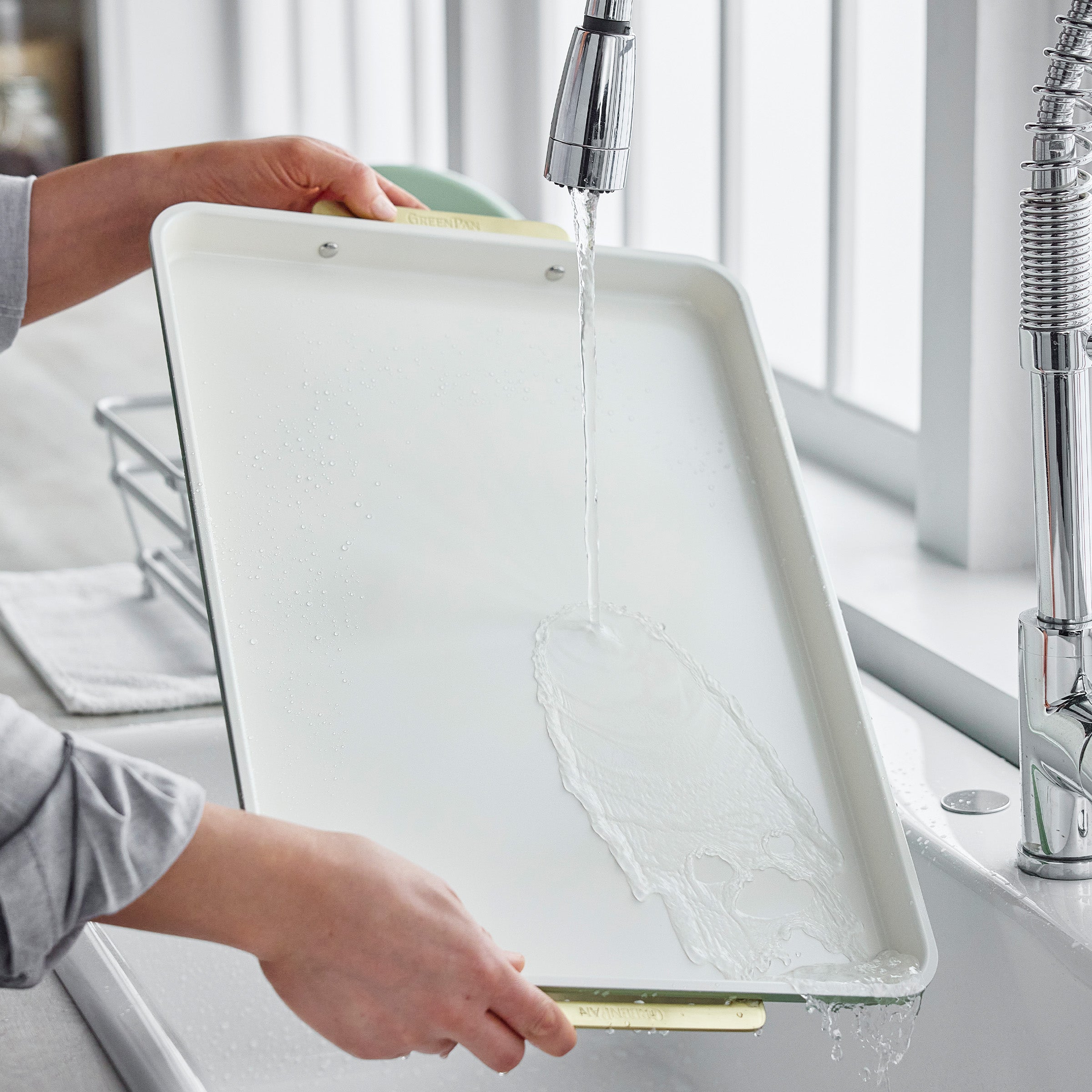 Reserve Bakeware 13 x 18 Half Sheet Pan | Sage - Image 7