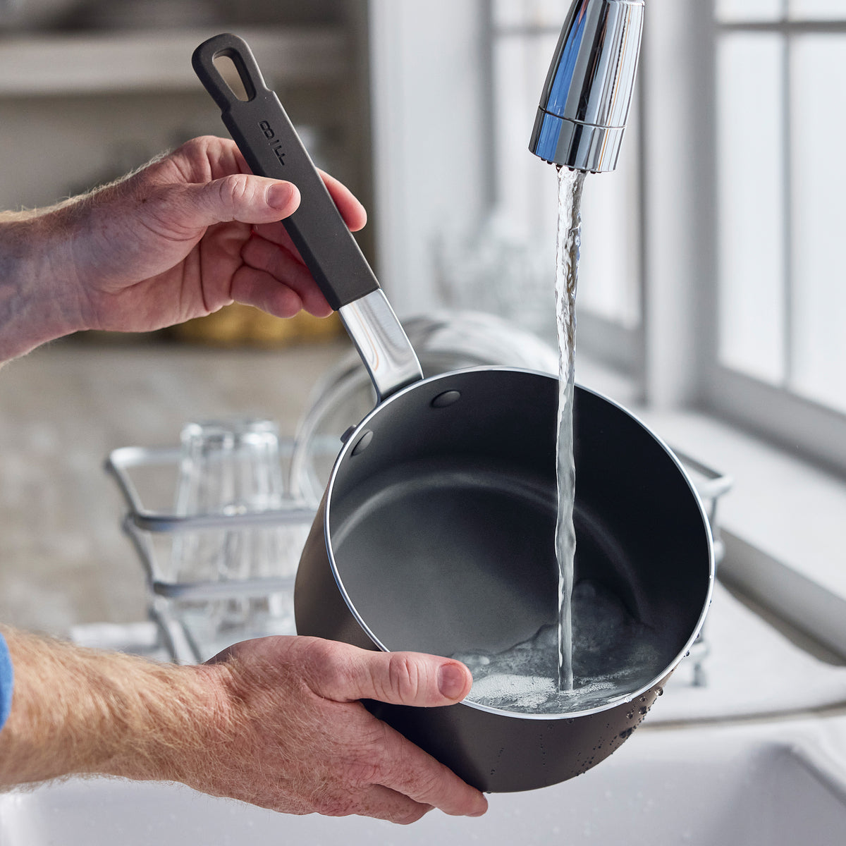 Bobby Flay by GreenPan Kitchen Essentials Ceramic Nonstick Set | Black - Image 11