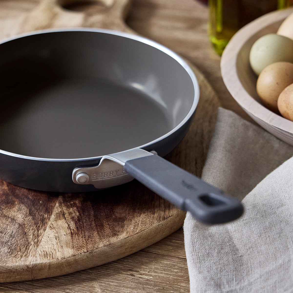 Bobby Flay by GreenPan Kitchen Essentials Ceramic Nonstick Set | Black - Image 9