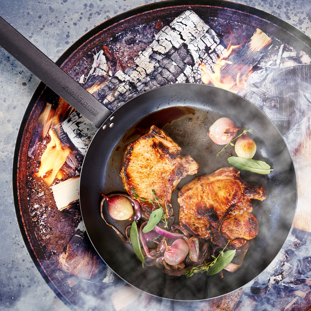 Merten & Storck Carbon Steel 10 Frypan - Image 3
