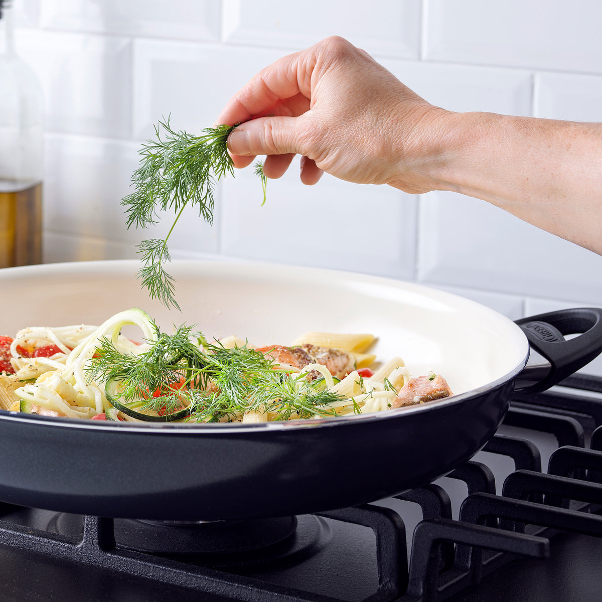 Rio Ceramic Nonstick 13.5 Frypan | Black - Image 6