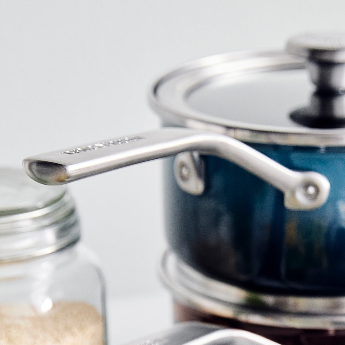 Merten & Storck Steel Core Enameled 1.5-Quart Saucepan with Lid | Aegean Teal - Image 8