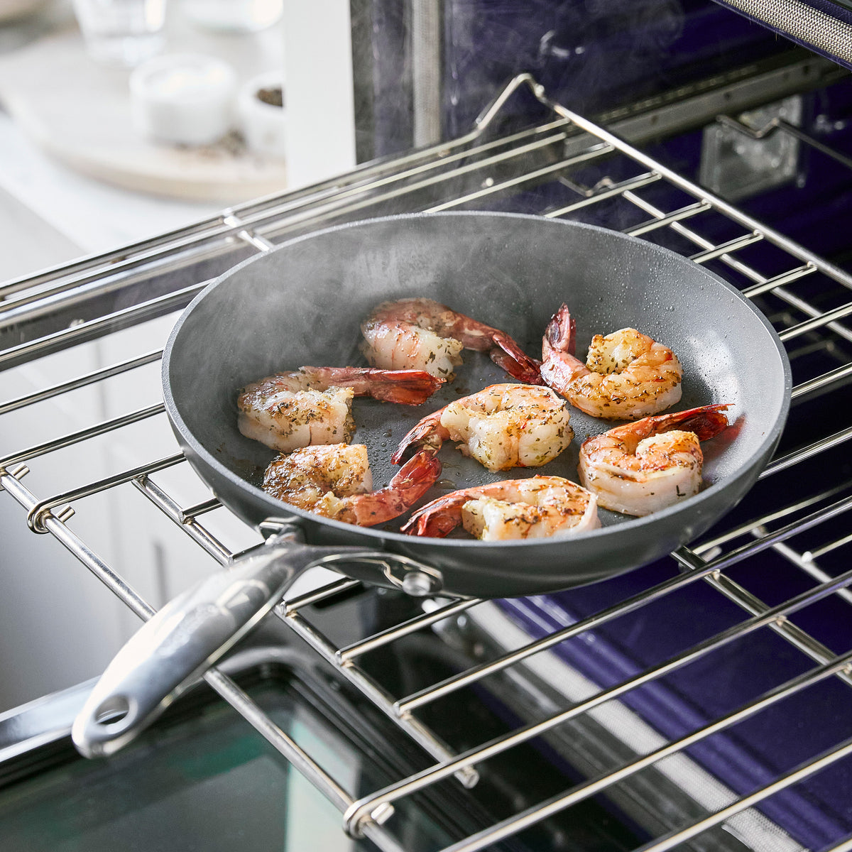 Valencia Pro Ceramic Nonstick 19-Piece Cookware Set | Gray - Image 5
