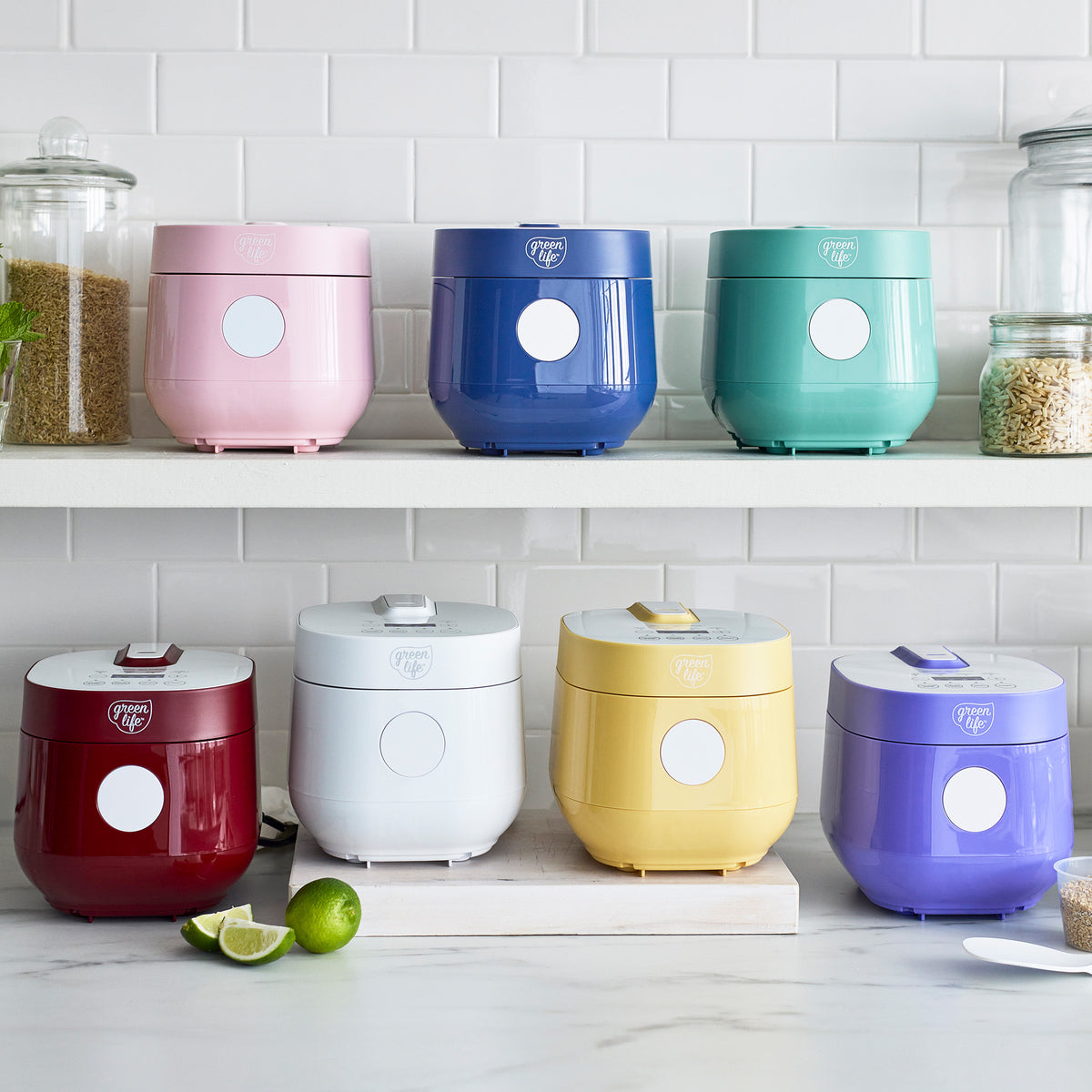 GreenLife 4-Cup Rice & Grains Cooker | White - Image 8
