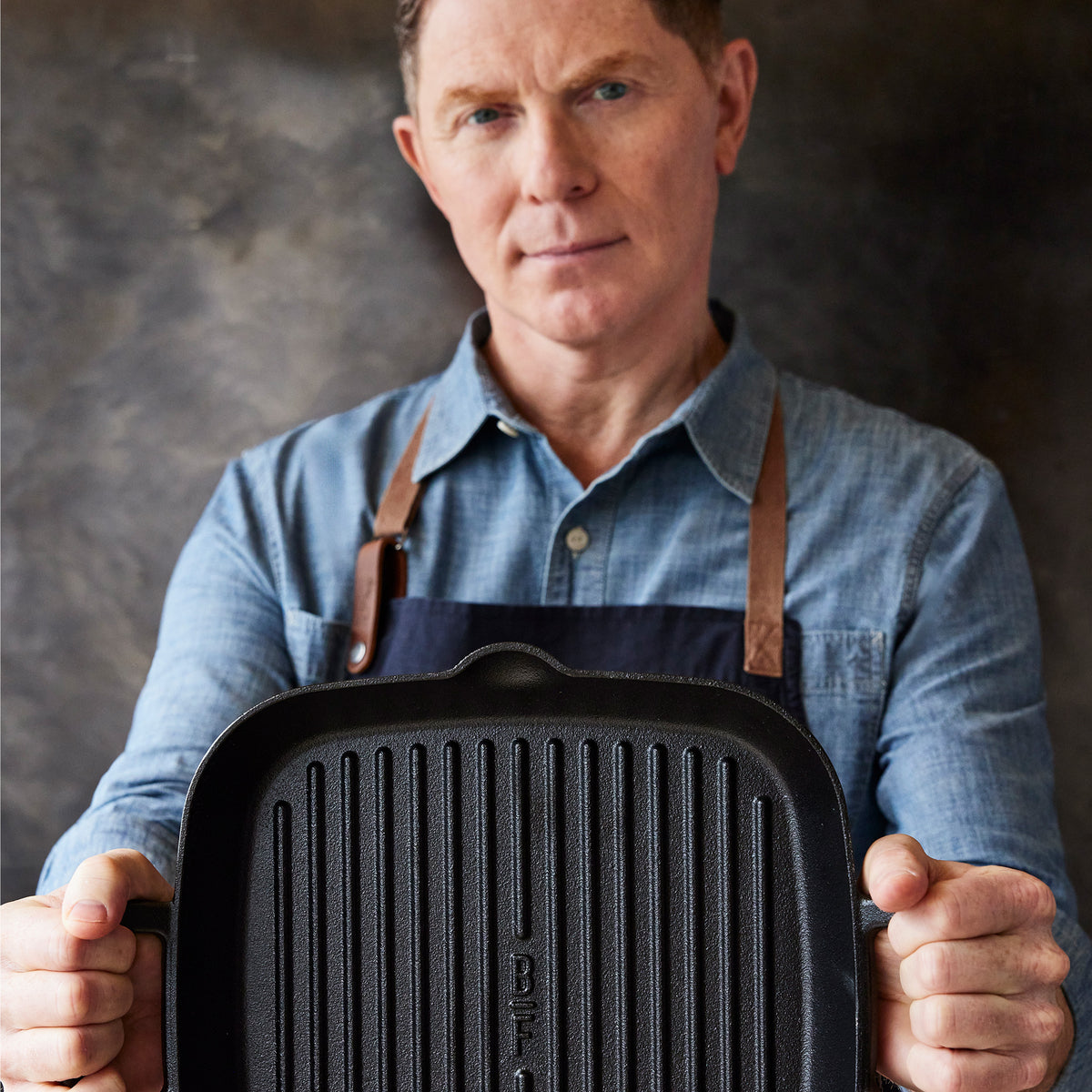 Bobby Flay by GreenPan 11 Cast Iron Square Grill Pan - Image 2