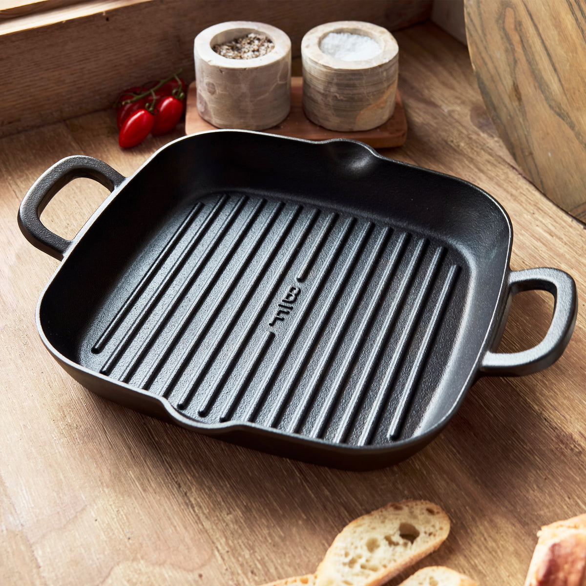 Bobby Flay by GreenPan 11 Cast Iron Square Grill Pan - Image 3