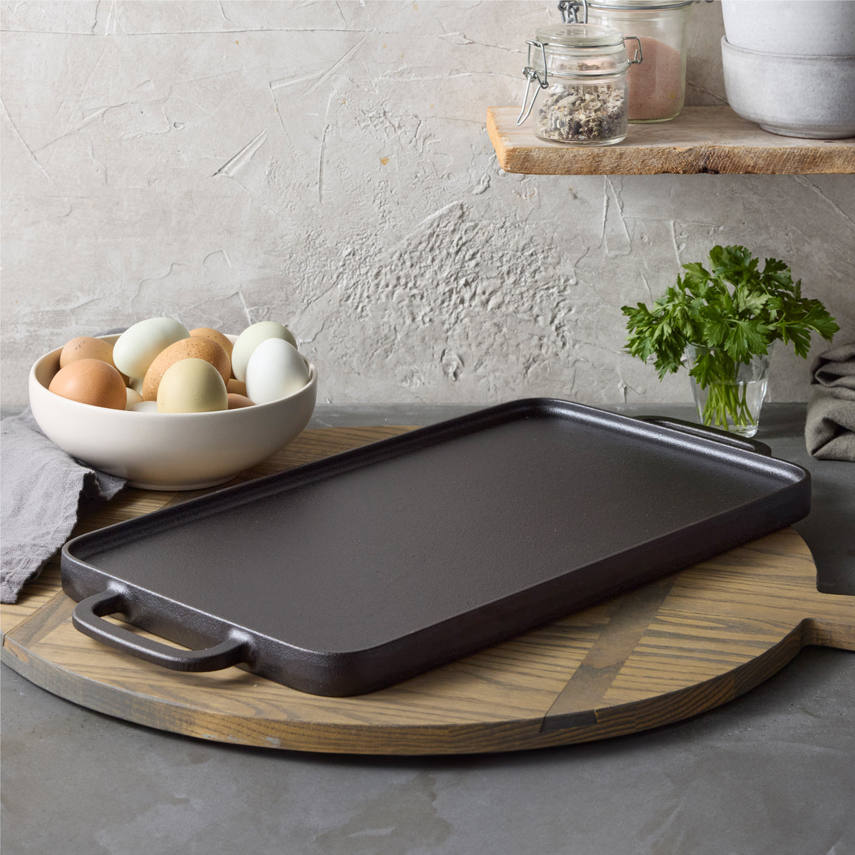 Bobby Flay by GreenPan 9.5 x 16.5 Reversible Cast Iron Grill Griddle - Image 7