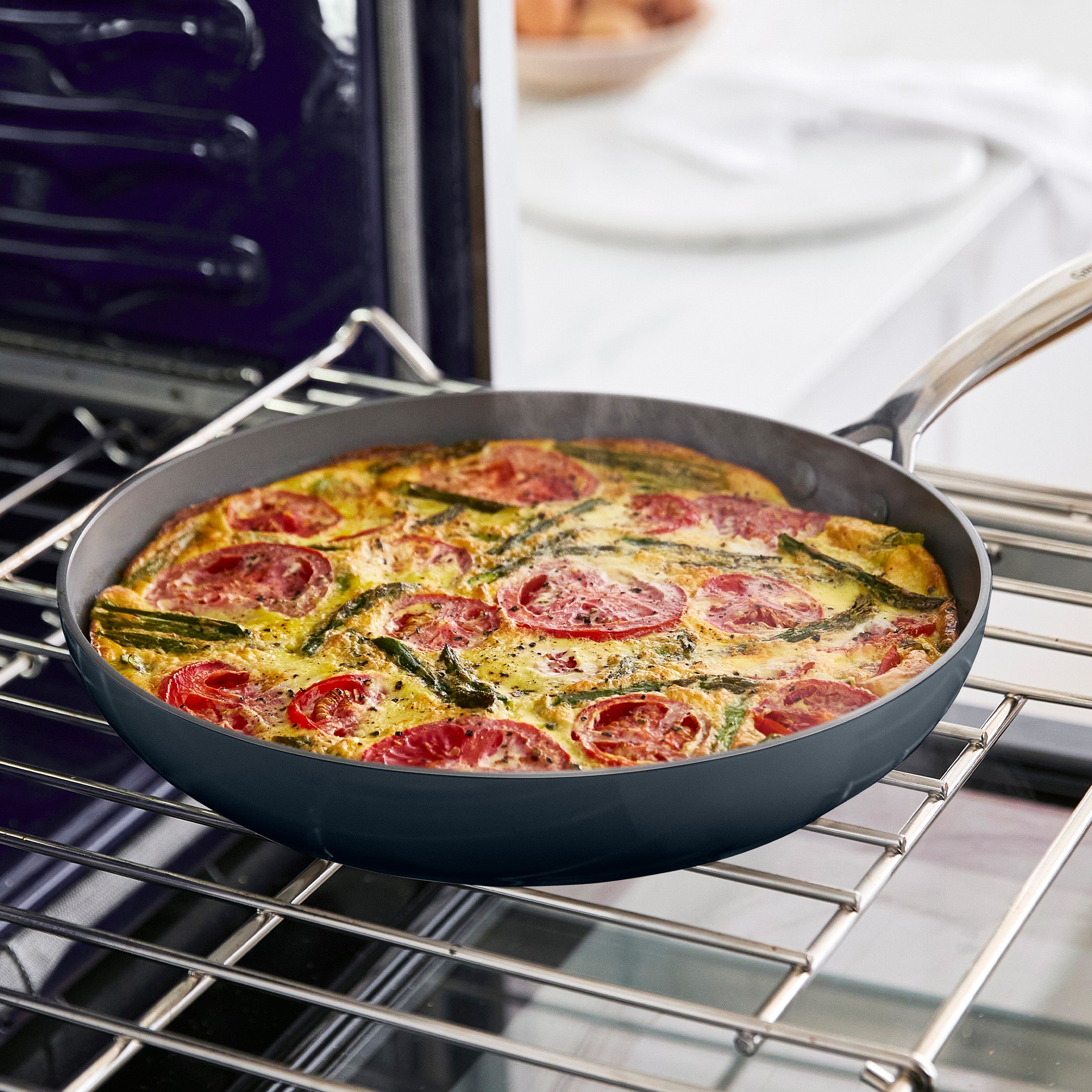 Eras Ceramic Nonstick 11-Piece Cookware Set | Slate - Image 5
