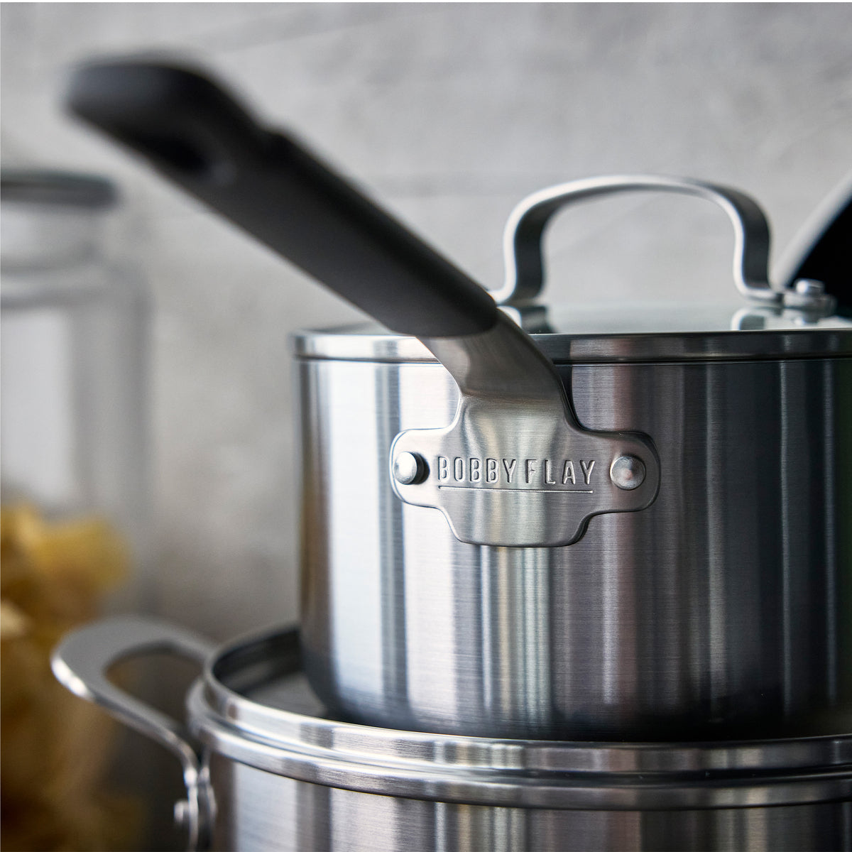 Bobby Flay by GreenPan Stainless Steel Uncoated & PFAS-Free Nonstick 12-Piece Cookware Set - Image 11